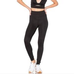 Free People Movement Black City Slicker Leggings Moto High Waist Size Small